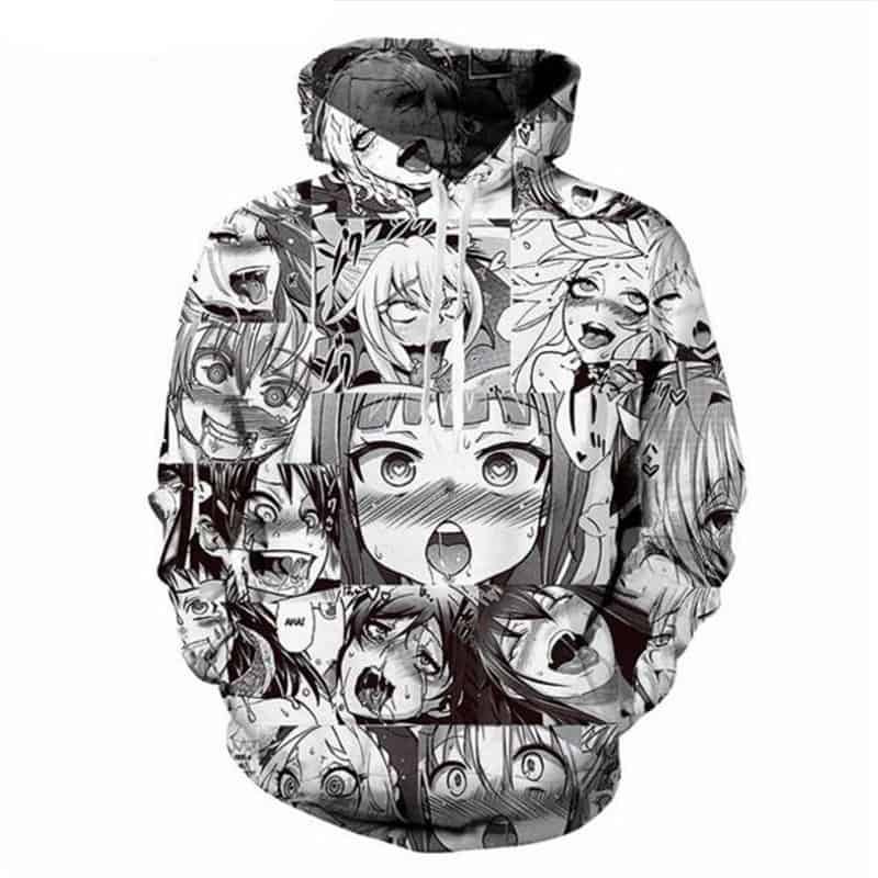 Anime Hoodie Collage Concept $ | Chill Hoodies | Sweatshirts and  Hoodies